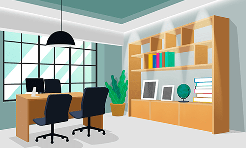 best fully furnished office space